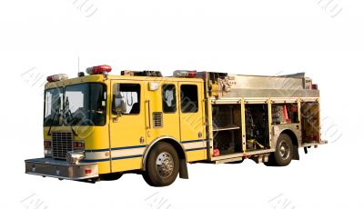 Pumper Truck Isolated