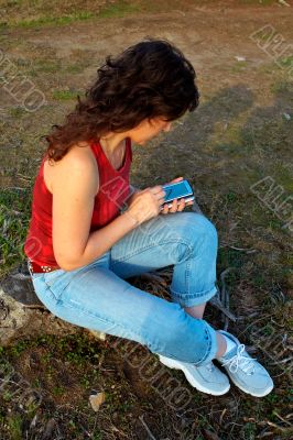Working in the field