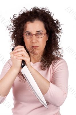 Unbalanced business woman