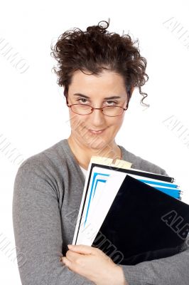 Busy business woman
