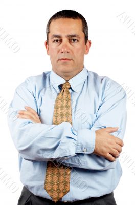 Serious business man