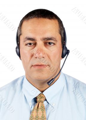 Customer support man
