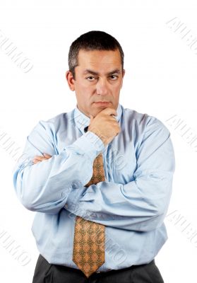 Business man thinking