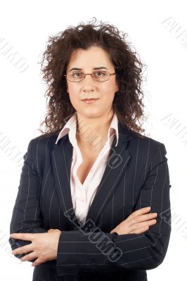 Serious business woman