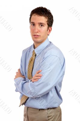 Serious businessman