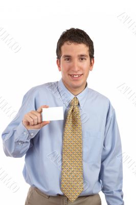 Showing blank card