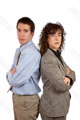 Business man and woman
