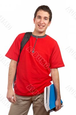 Young smiling student