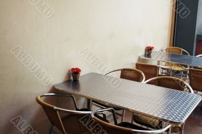 Outdoor cafe