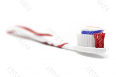 Toothbrush with Toothpaste