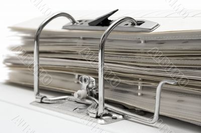 Open Lever Arch File - Close View