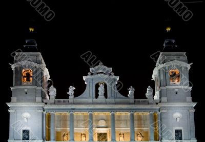 Towers of the Catedral de la Almudena de Madrid