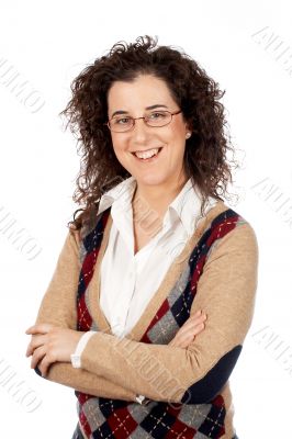 Smiling business woman