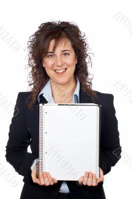 Showing a blank sheet