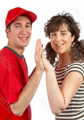 Happy couple in love