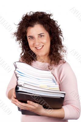 Busy business woman