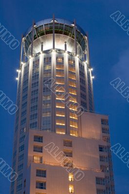 high-rise building