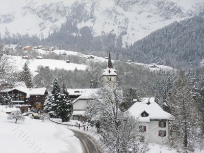 Snowy Village