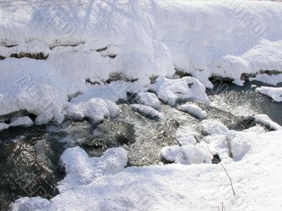 Creek in winter