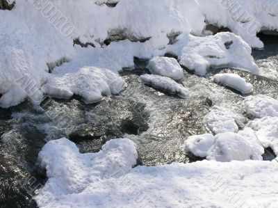 Creek in winter