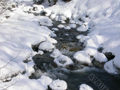 Creek in winter