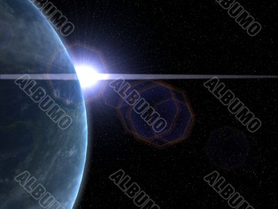 Earth and Sun