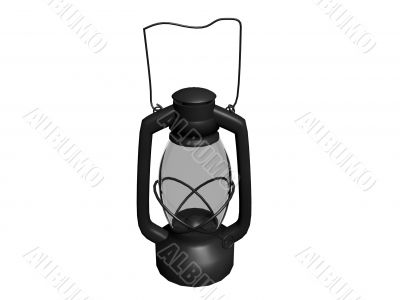 Old oil lamp