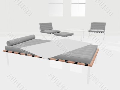 Modern bed room