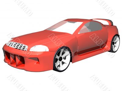 Red sports car