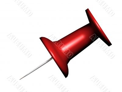 Red pushpin