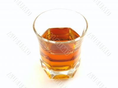 A glass of liqueur