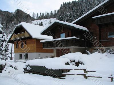 Snowy village