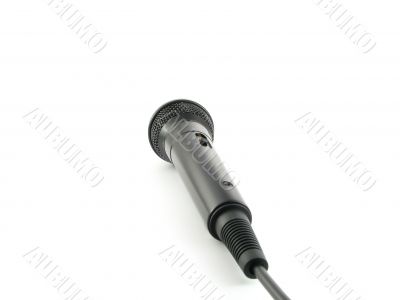 Black microphone