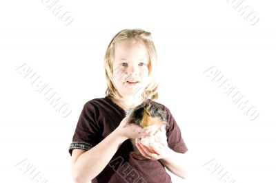 Girl having fun