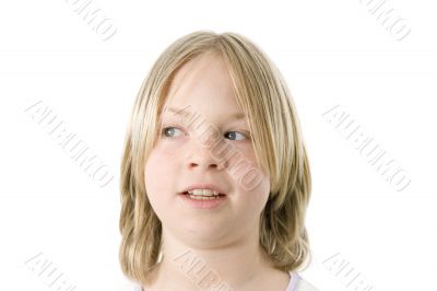 Girl having fun