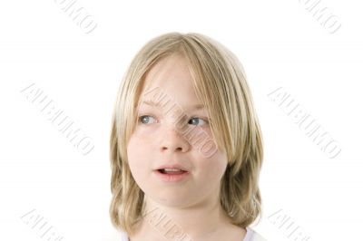 Girl having fun