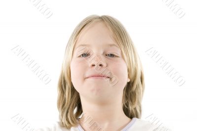 Girl having fun