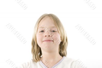 Girl having fun