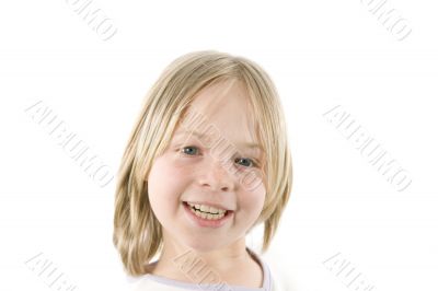 Girl having fun