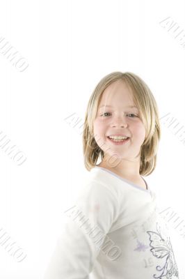 Girl having fun