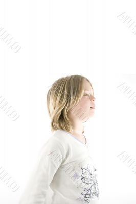 Girl having fun