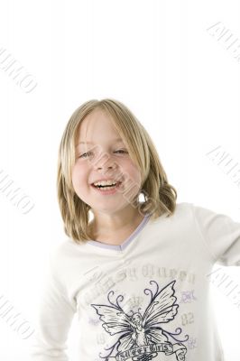 Girl having fun