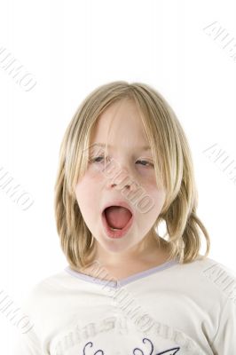 Girl having fun