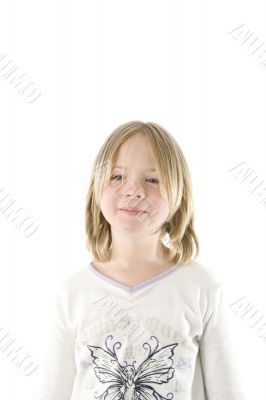 Girl having fun