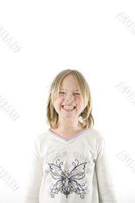 Girl having fun