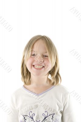 Girl having fun
