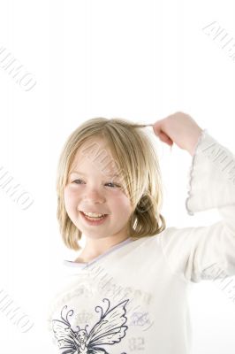 Girl having fun
