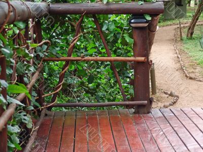 wooden deck