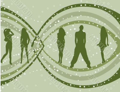 Abstract  art background  - vector