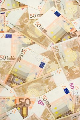 Fifty Euro Banknotes